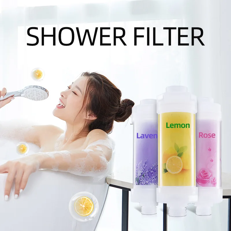 

Filter For Shower Scented Shower Head Water Softener Improve Hair Skin Removal Shower Purifier Bathroom Accessories