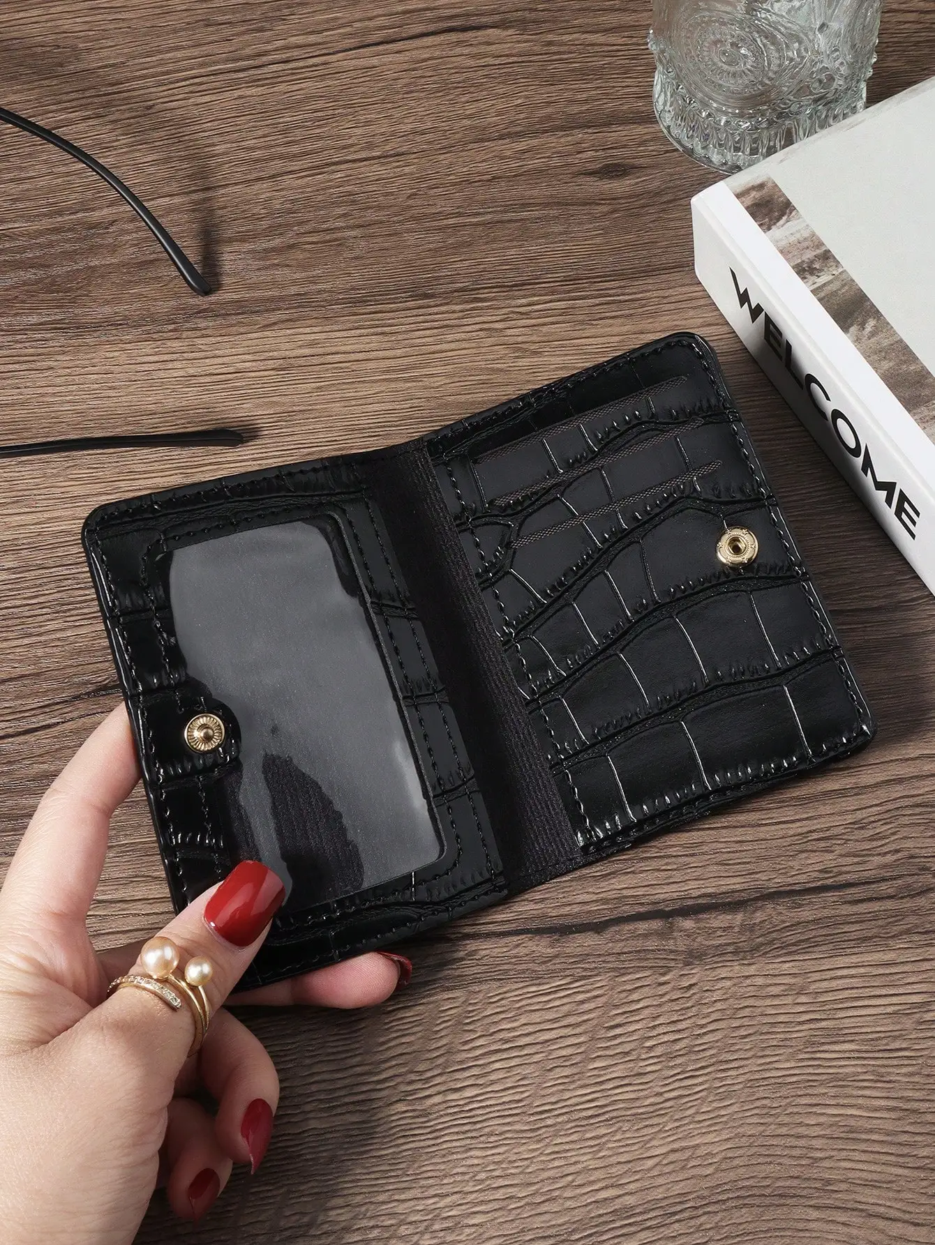 

SOUTHLAND&KANGAROO Pocket Wallet Fashion Minimalist Slim Lightweight Portable Cash Card Card Coin Pocket For Birthday Gift Anniversary Female Lady Girls Teenagers For College Student School Student Men Male Hight Quality Leather Card Holder Card Holder Wa