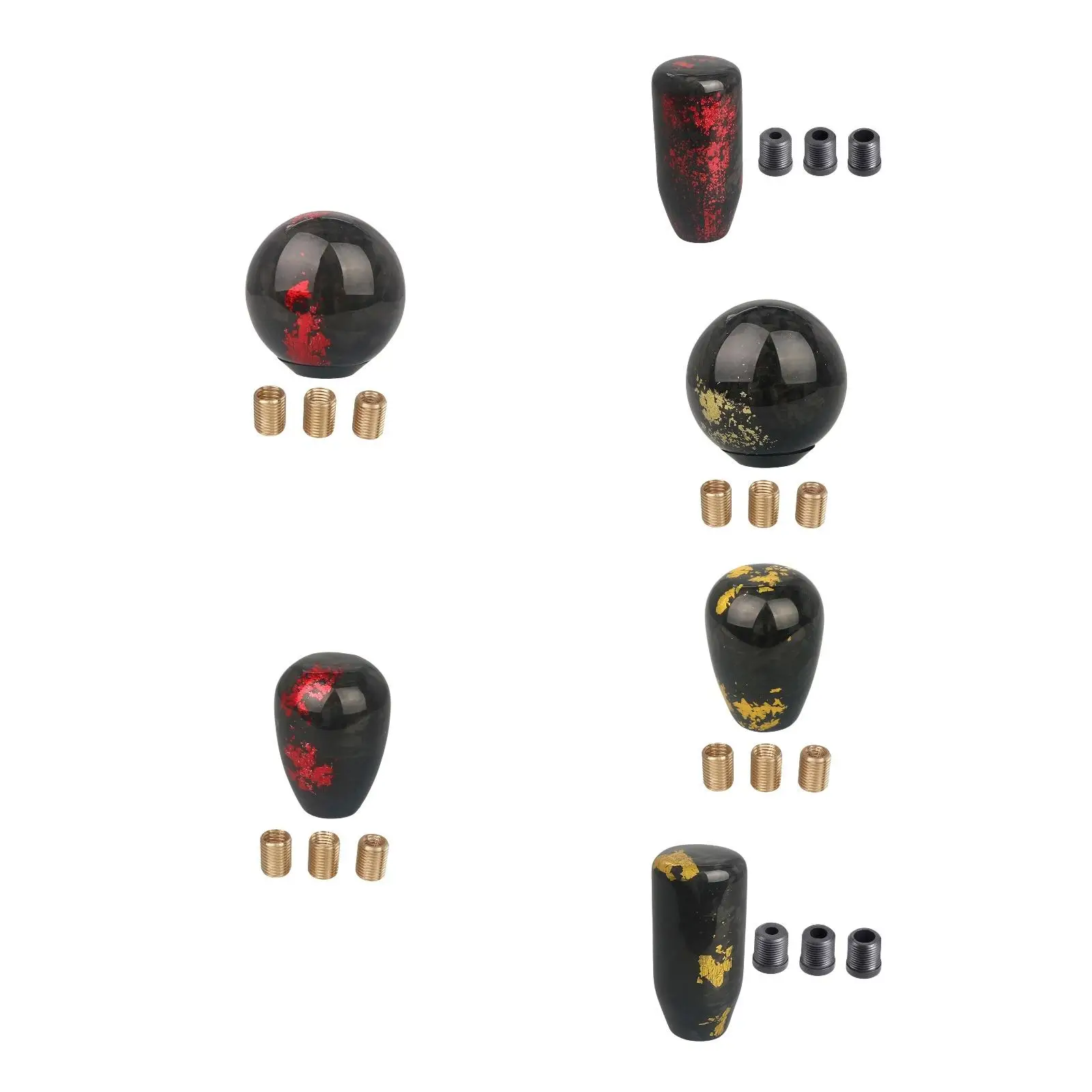 

Алюминиевая ручка рычага переключения передач из углеродного волокна, универсальная ручка переключения передач для салона автомобиля, аксессуары для ремонта гаража