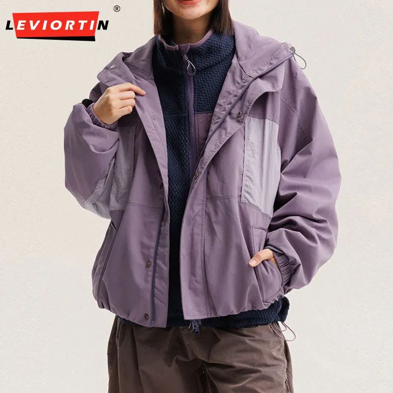 

2025 весенне-осенняя мужская функциональная японская модная брендовая модная свободная спортивная толстовка для отдыха на открытом воздухе для альпинизма