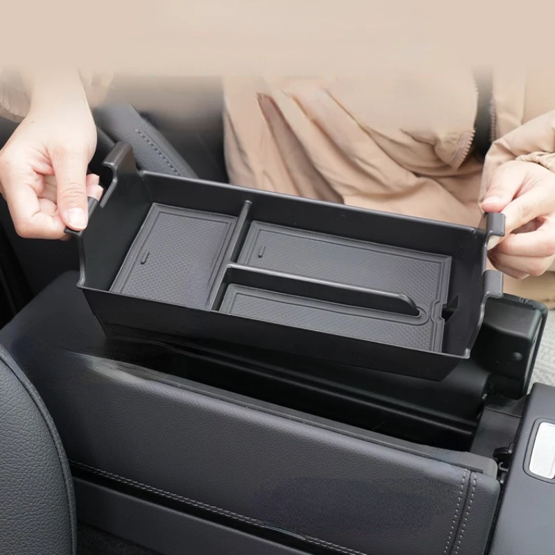 

For Mercedes Benz E Class W214 S214 2024 ABS Plastic Car Central Control Armrest Box Storage Box Interior Car Accessories