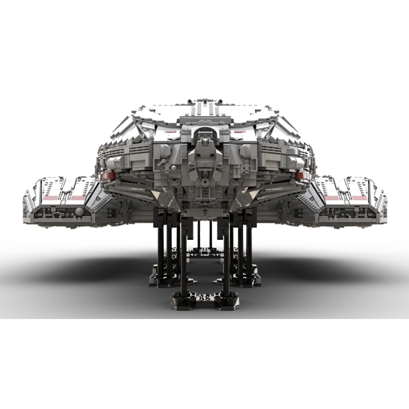 MOC Space Weapon UCS Battlestar Galactica 2.0 SpaceShip Model Buiding Blocks Self-locking Bricks Architecture Christmas Kid Gift