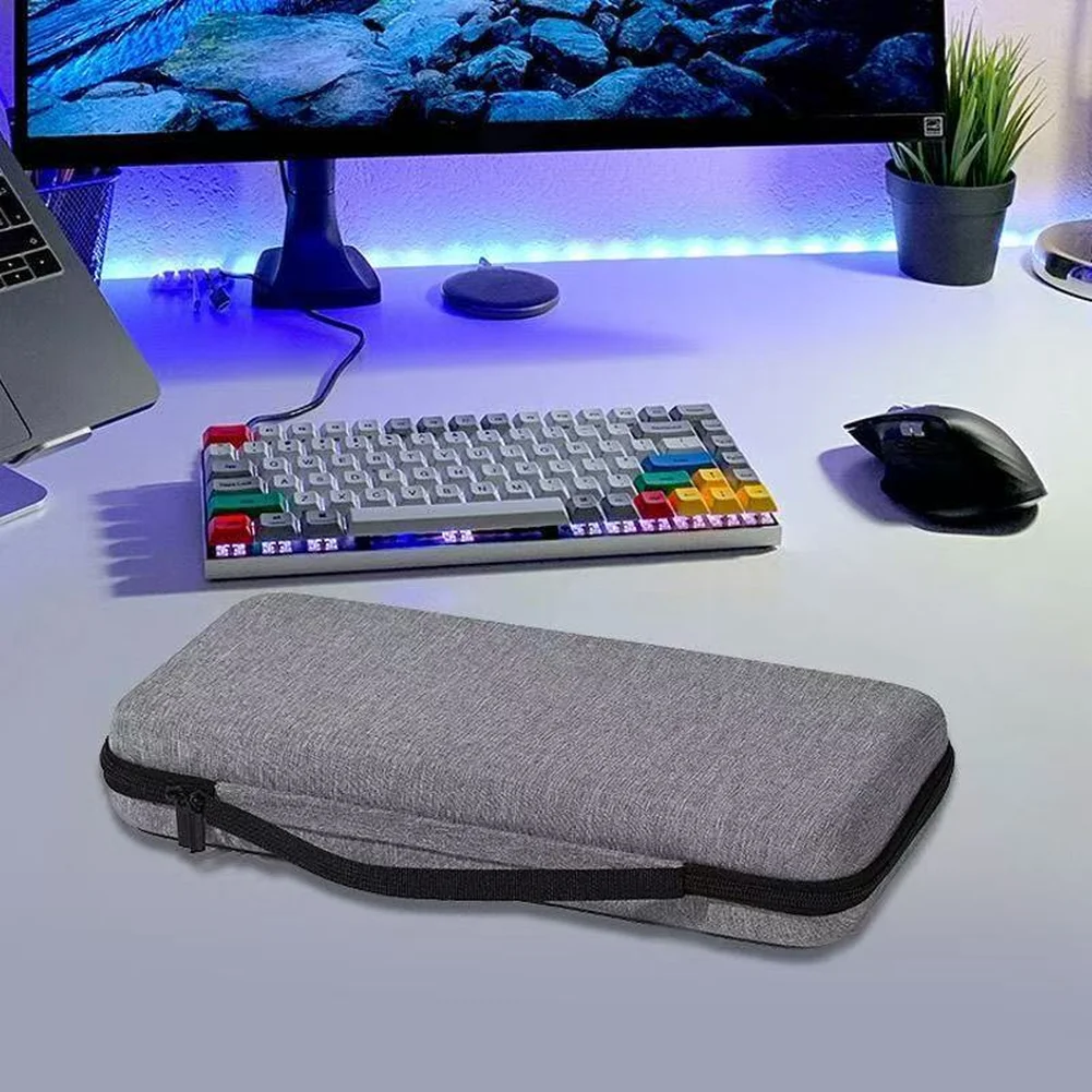 Portable Mechanical Keyboard Carrying Case Waterproof Scratch-resistant Hard Shell Keyboard Storage Sleeve For Travel