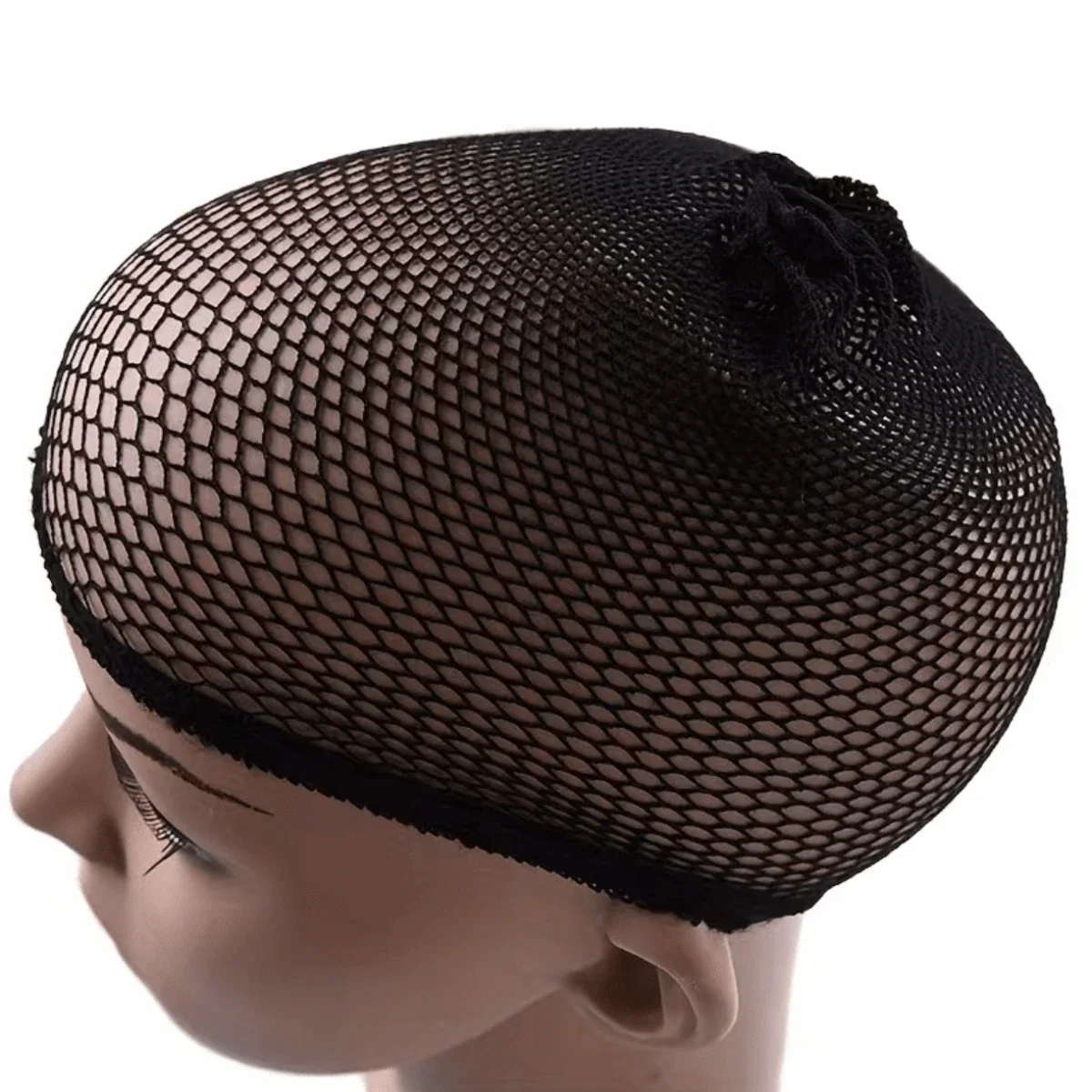 

Black Hair Net Stretch Mesh Dome Woven Hat Wig Net Breathable Mesh Cap For Wig Accessories
