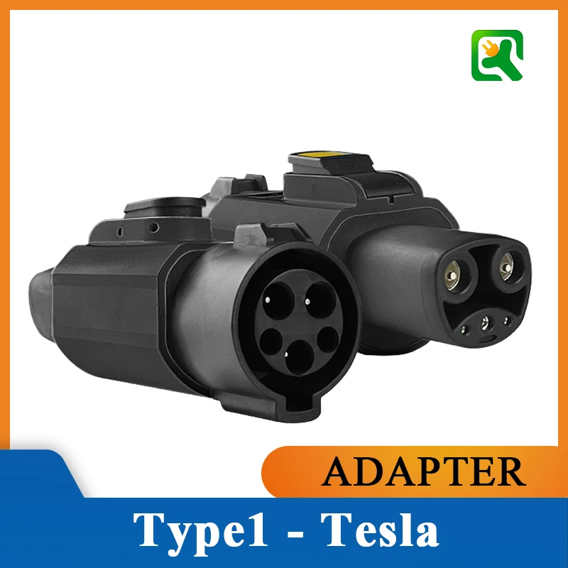 مُحول J1772 إلى NACS Type1 لسيارات تيسلا متوافق مع طرازات S/X/3/Y من السيارات الكهربائية لتيسلا