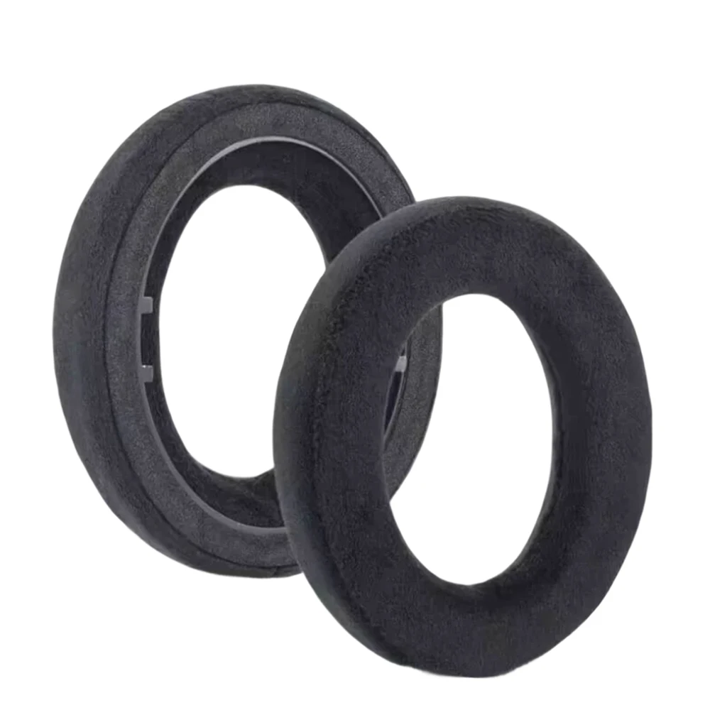 Almofadas para fones de ouvido, para sennheiser hd490 pro plus, couro genuíno, almofadas de substituição premium com opções de tecido