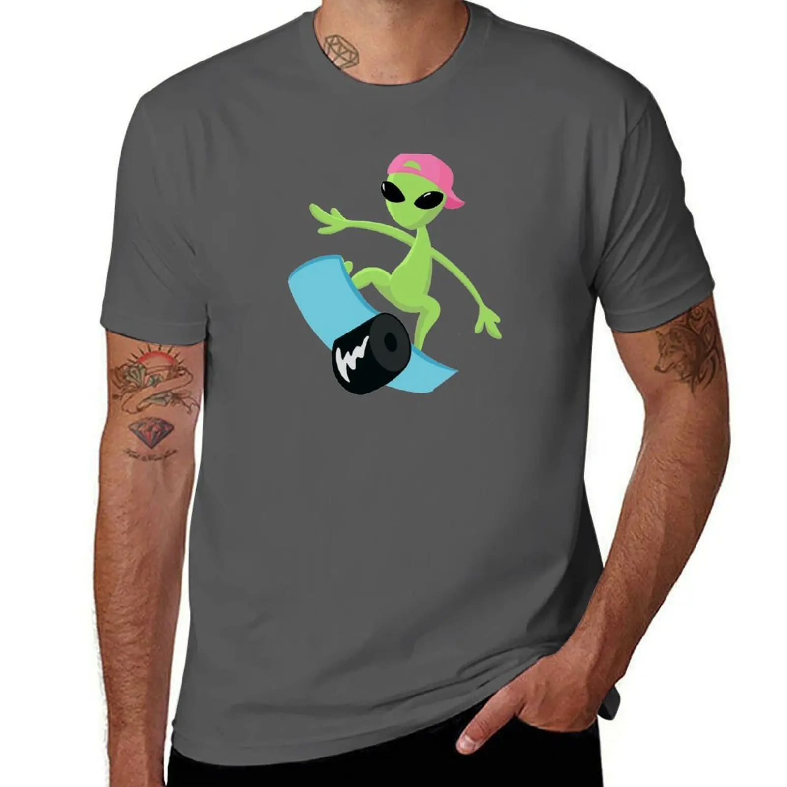 

Intergalactic Onewheeler T-Shirt Plus Size Basic Cotton T-Shirt