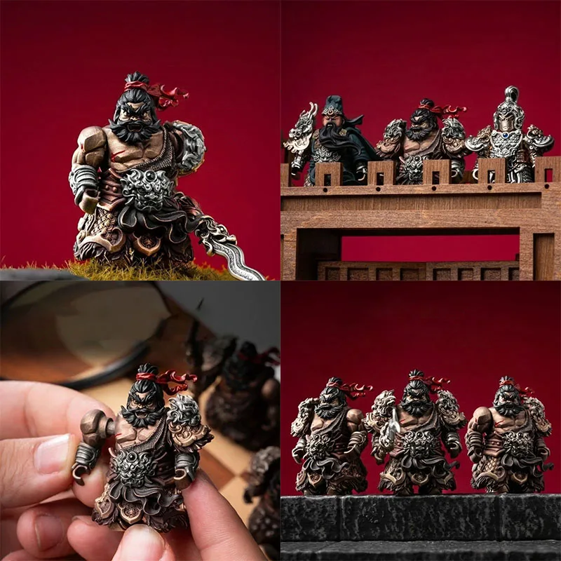 2026 2026 New In Arrival Recommendation Zhuojiang Zhang Fei Magnetic Metal Figurine, Three Kingdoms Character Action Figure Ornaments - Aliexpress Deal