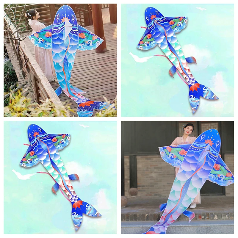 

free shipping new fish kites giant kites for adults professional winds kites programmable toys butterfly wings Electric shocker