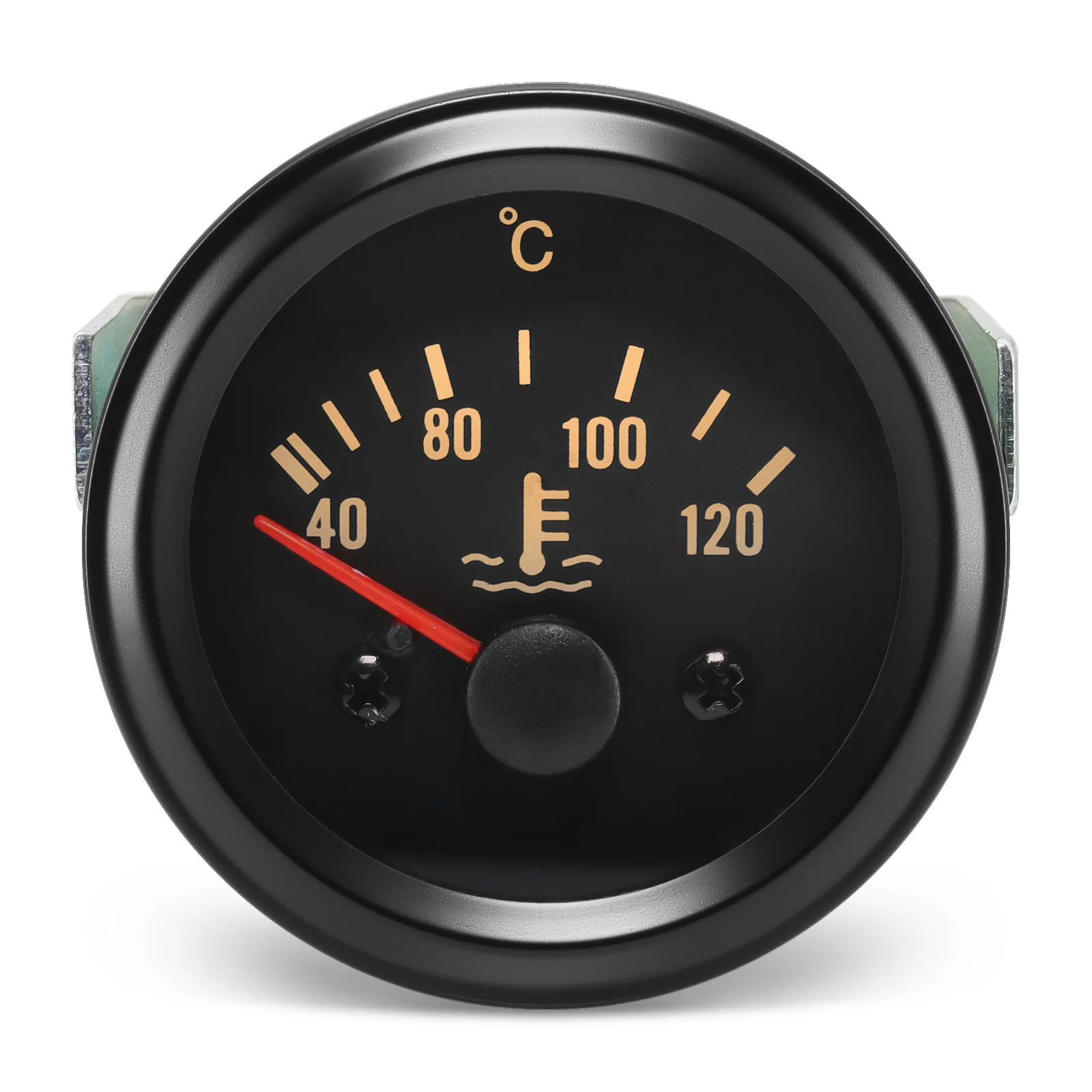 Water Temperature Gauge/Oil Pressure/Voltmeter/Oil Temp Gauge Yellow LED Pointer 52mm Gauge no Sensor Diesel Car 24V custom