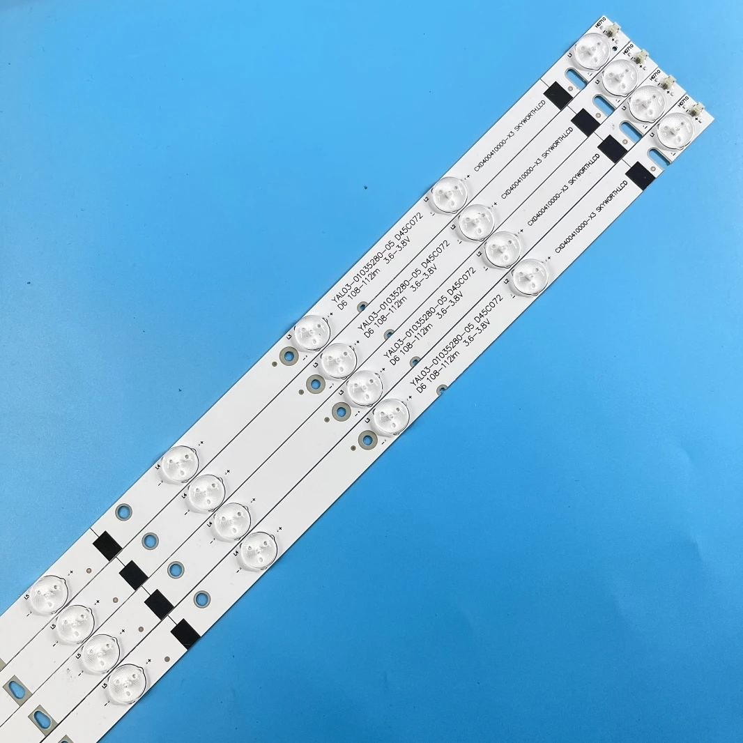 LED-achtergrondverlichtingsstrip voor LT-40E560 LE-4018 SKY WORTH.LCD CXD 400410000 -X2 Skytech St-4040 CX400DLEDM HL-00400A28-1001S-01