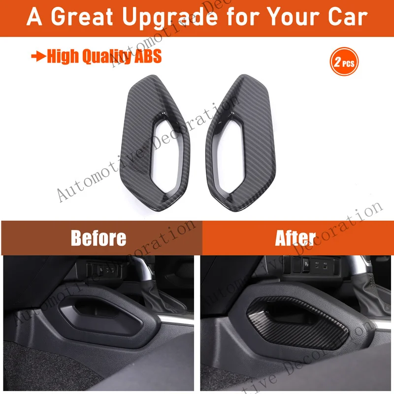 

Z+ Carbon Fiber ABS Center Console Side Armrest Trim For Nissan Frontier 2022+
