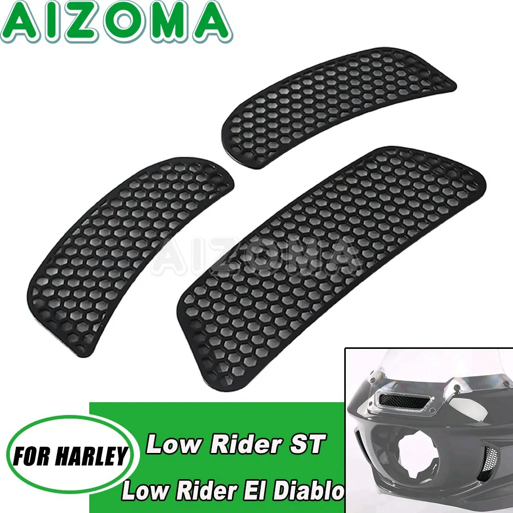 

Защитная сетка для передней фары мотоцикла FXRST, декоративные решетки для обтекателя Batwing для Harley Low Rider ST FXLRST 2022-2025