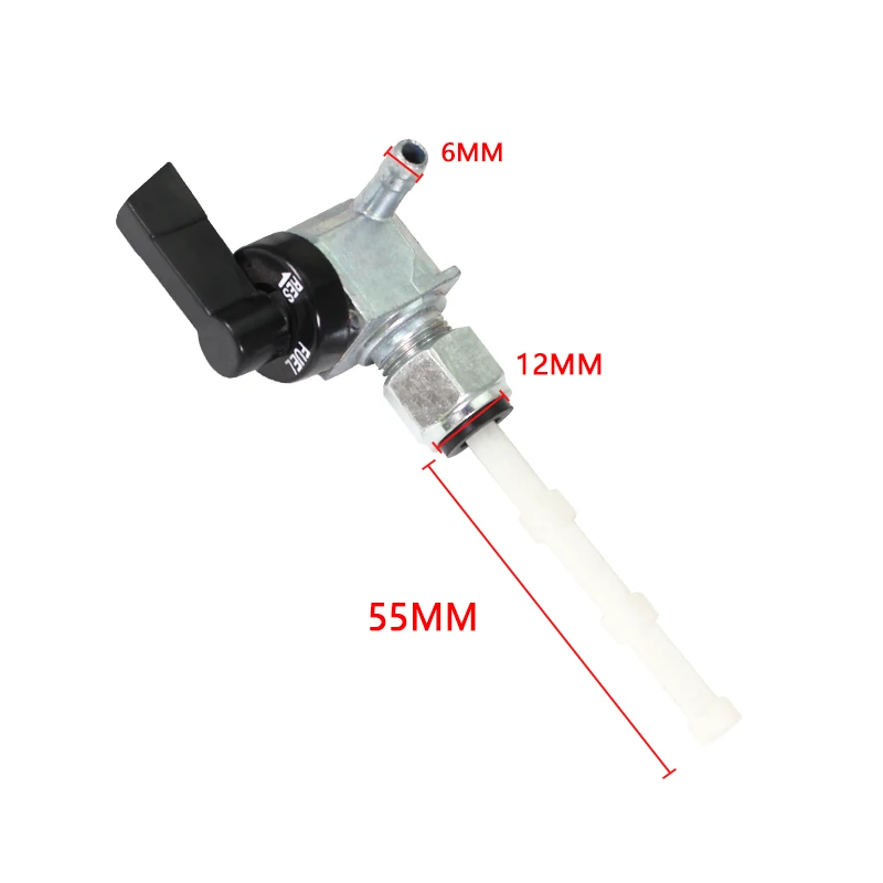 Motorcycle  Gas Fuel Tank Petcock Valve Switch for Peugeot MBK 51 Quad Mx Dirt Pit Zinc