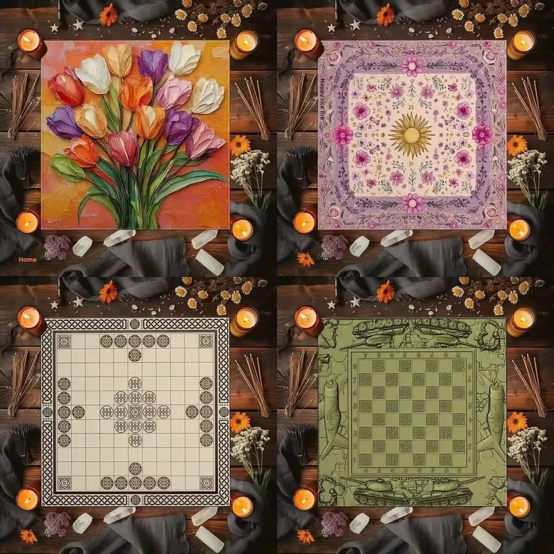 Customized American four-person mahjong table mat, made of diatomaceous earth, waterproof, non-slip, oil-proof, silent and