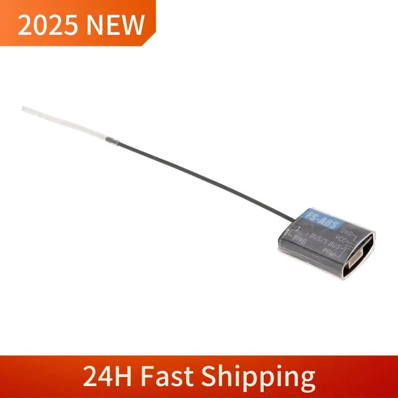 A49U FLYSKY 2.4G PPM 8CH جهاز استقبال صغير FS-A8S استقبال V2 طبعة محسنة لمتعدد الدوار