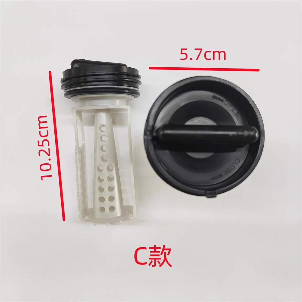 For Samsung drum washing machine accessories complete drainage pump plastic cover drain outlet plug filter mesh water plug