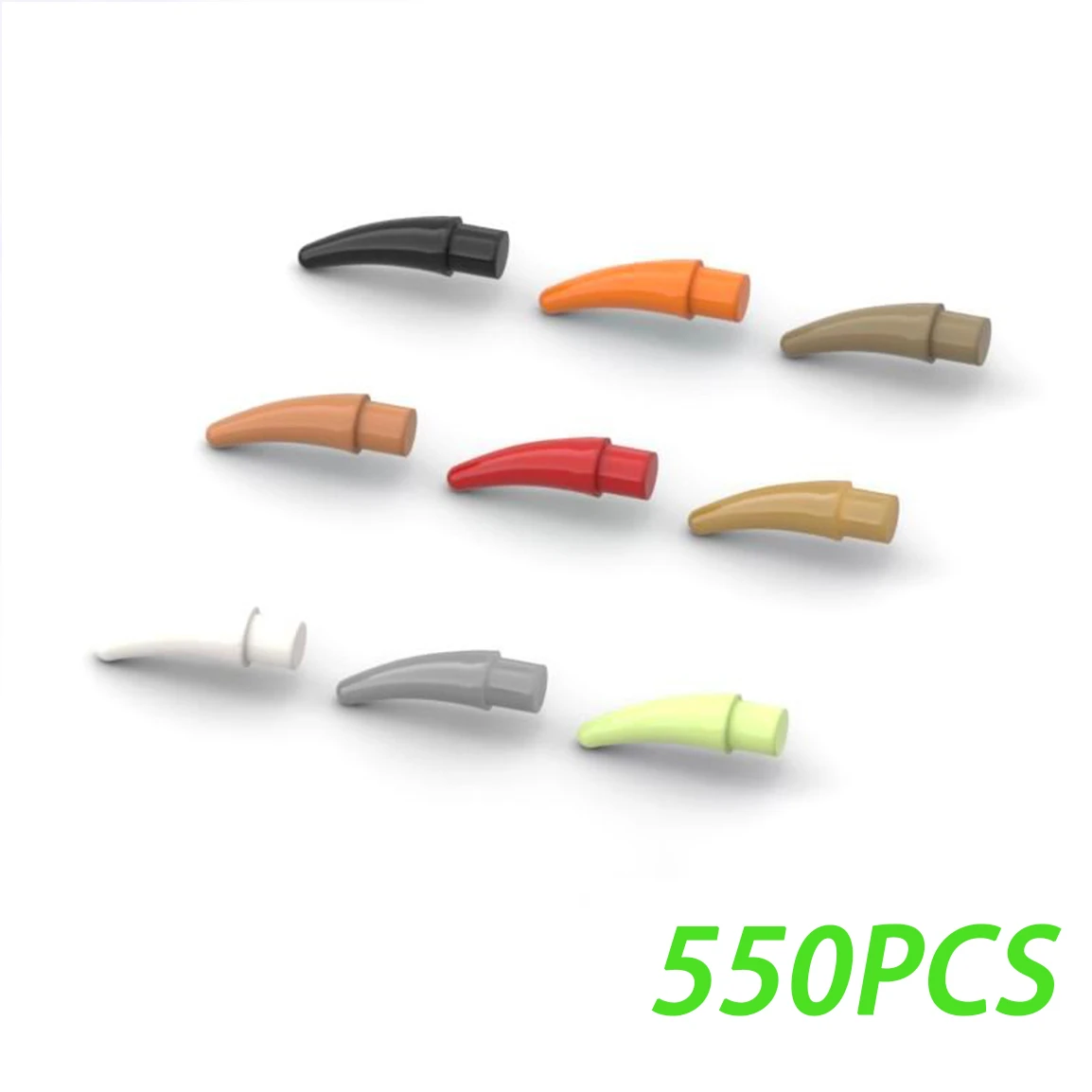 blocos-de-montar-moc-53451-88513-garras-chifres-unhas-550-pecas-com-50g-brinquedos-educacionais-diy-para-montar-e-presentear