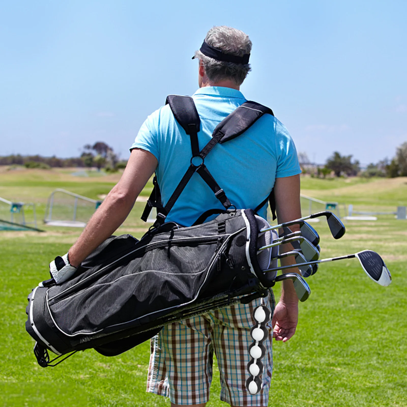 

Golf Essentials Ball Sleeves Protector Silicone Gear for Men Holder Support Accessories