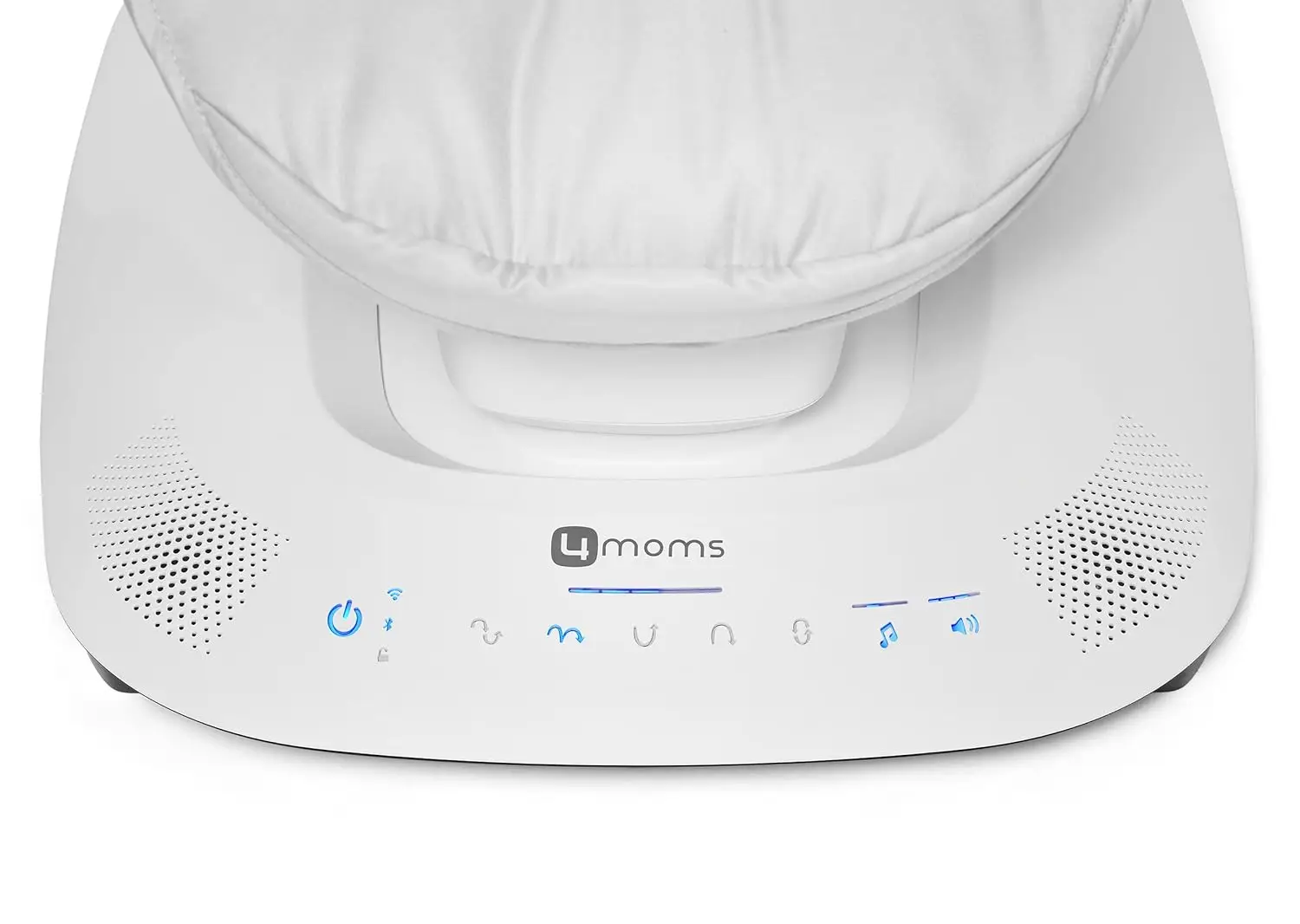 Grey Baby Swing com Bluetooth, habilitado com 5 Moções Únicas