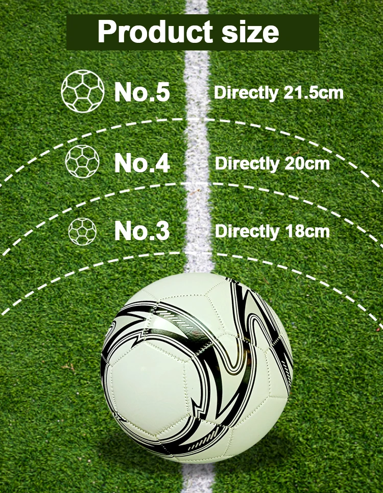 ลูกฟุตบอล PVC สำหรับผู้ใหญ่และเด็ก ขายส่ง สำหรับกีฬา ออกกำลังกาย กันน้ำ ทนทาน