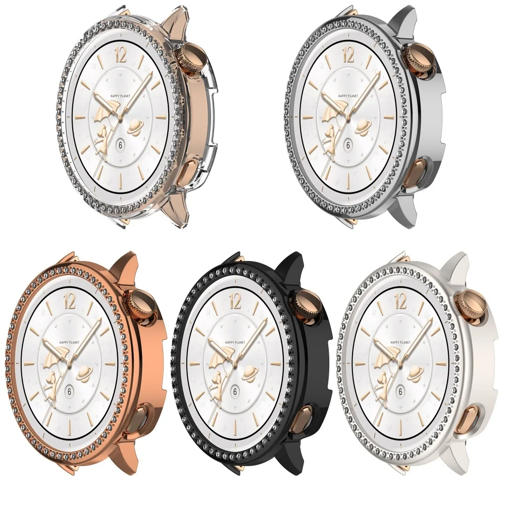 Funda para OPPO Watch X2 Mini, funda protectora hueca de diamante de una sola fila ahuecada