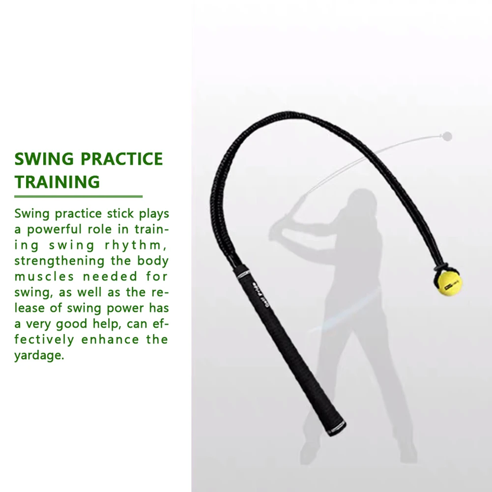 PU Golf Practice Training Rope Elastic Golf Postural Correction Rope Corrective Action Lightweight Durable Sporting Accessories