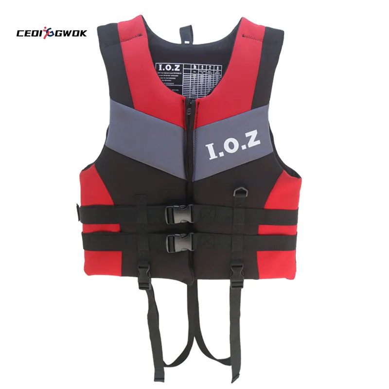 CEOI GWOK Professional Adult Life Jackets with High Buoyancy and Safety Whistle for Water Sports Activities Life Jackets