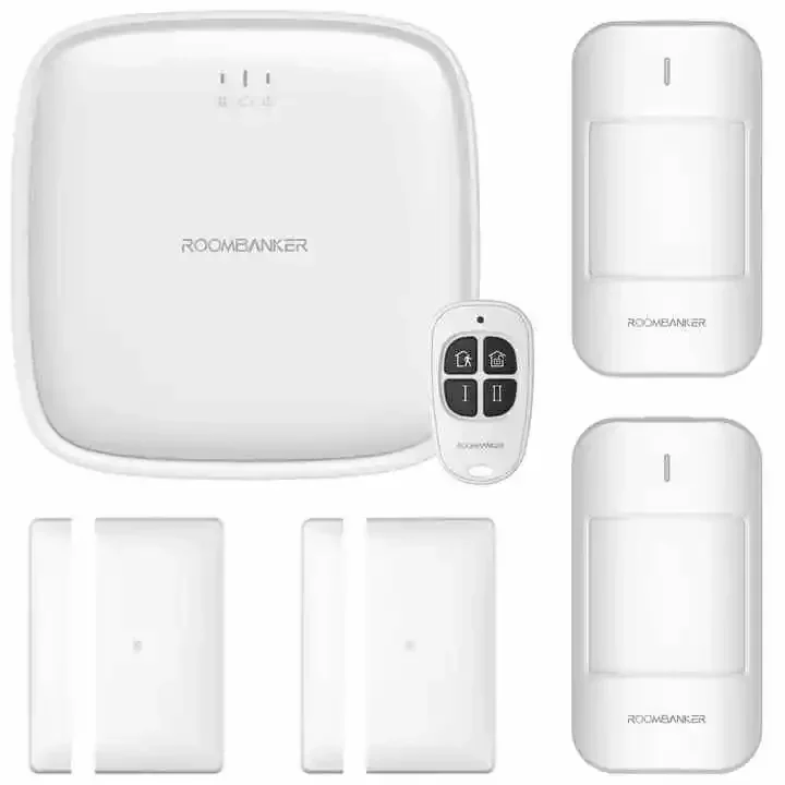 Roombanker Anti Intrusion Alarm For Home Security Alar Kit with Door Magneti Contact