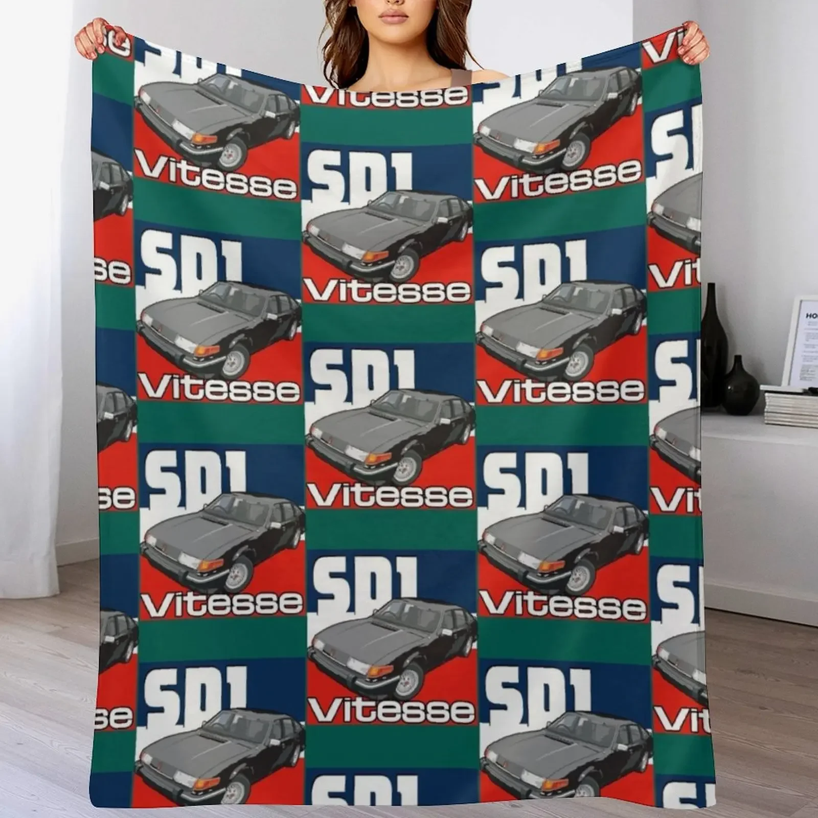 

Rover Cars Rover SD1 Throw Blanket Bed Fashionable Summer Beddings Thin Plaid on the sofa Blankets