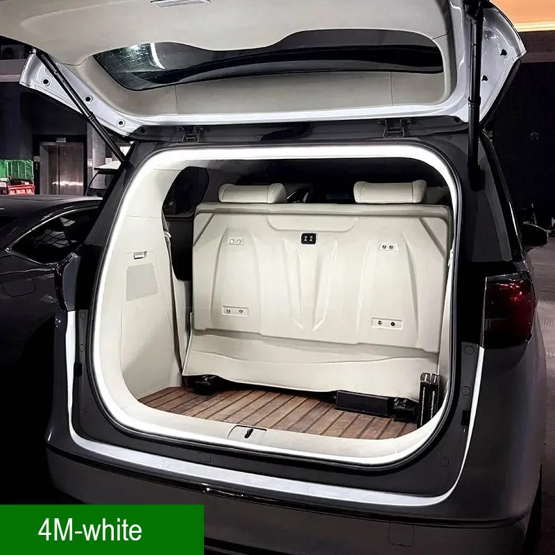 

Car Trunk Dynamic Flowing Light Strip 200/400cm Flexible Waterproof Automatic On/Off Scanning Lamp Hidden Installation