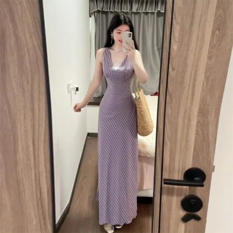 Sukienki Bez Rękawów Damskie Sukienka Letnia w Stylu Milkmaid Poliester Wycięcia Ramiączka Sznurkowe Ramiączka Spaghetti Dekolt w Serek Bardzo Krótka Elegancka