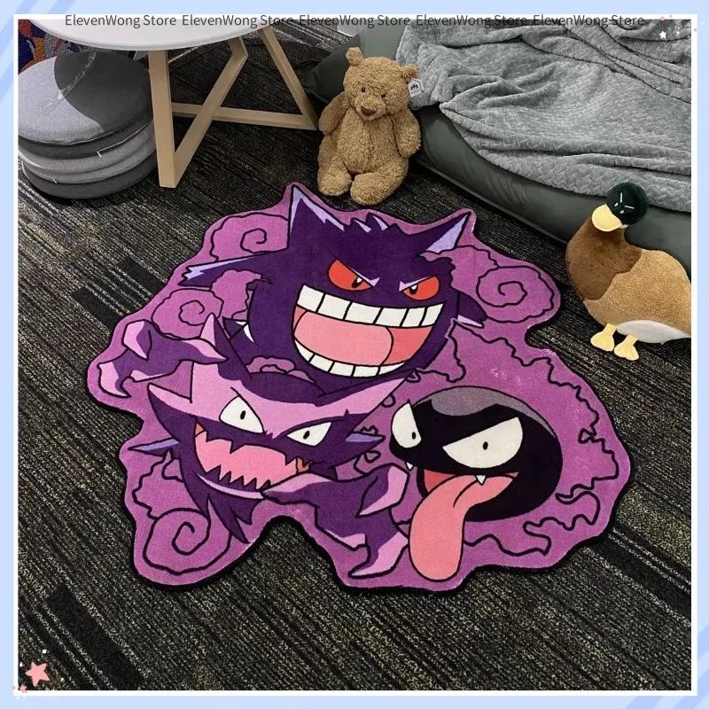 Pokemon Anime Cartoon Carpet 3D Irregular Non Slip Absorbent Floor Mat Living Room Bathroom Bedside Rug Home Decor Holiday Gifts