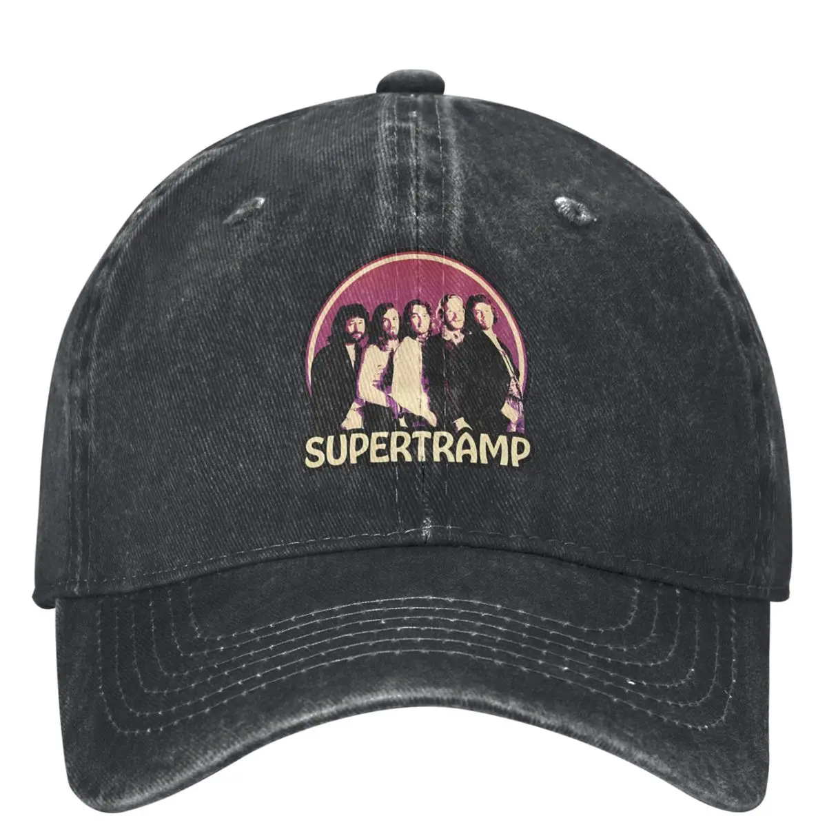 

Supertramp 70s Rock Band Denim Baseball Cap Vintage Outdoor Gym Hip Hop Dad Hats Summer Couple Women Fashion Sun Baseball Caps