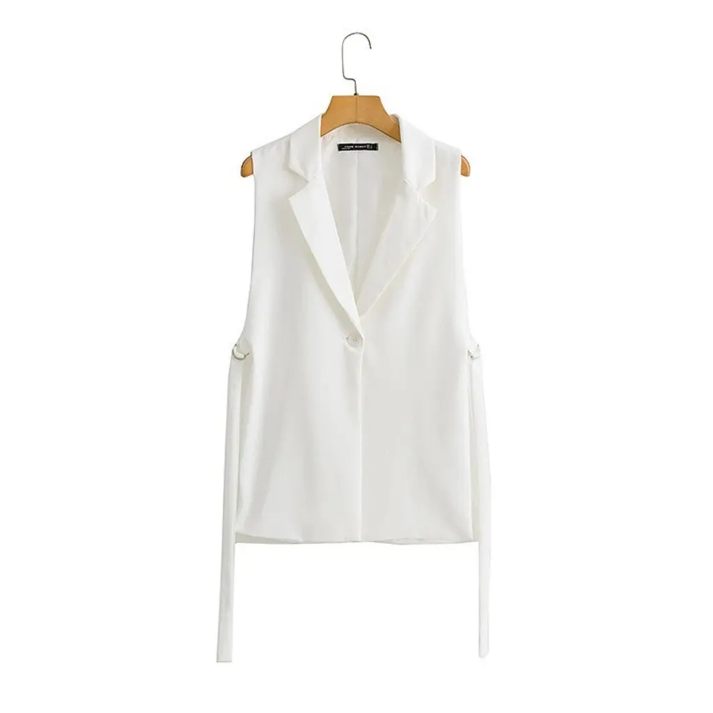 

Women's Spring New Slit Vest Suit European American Style Wholesale A6Is0095A