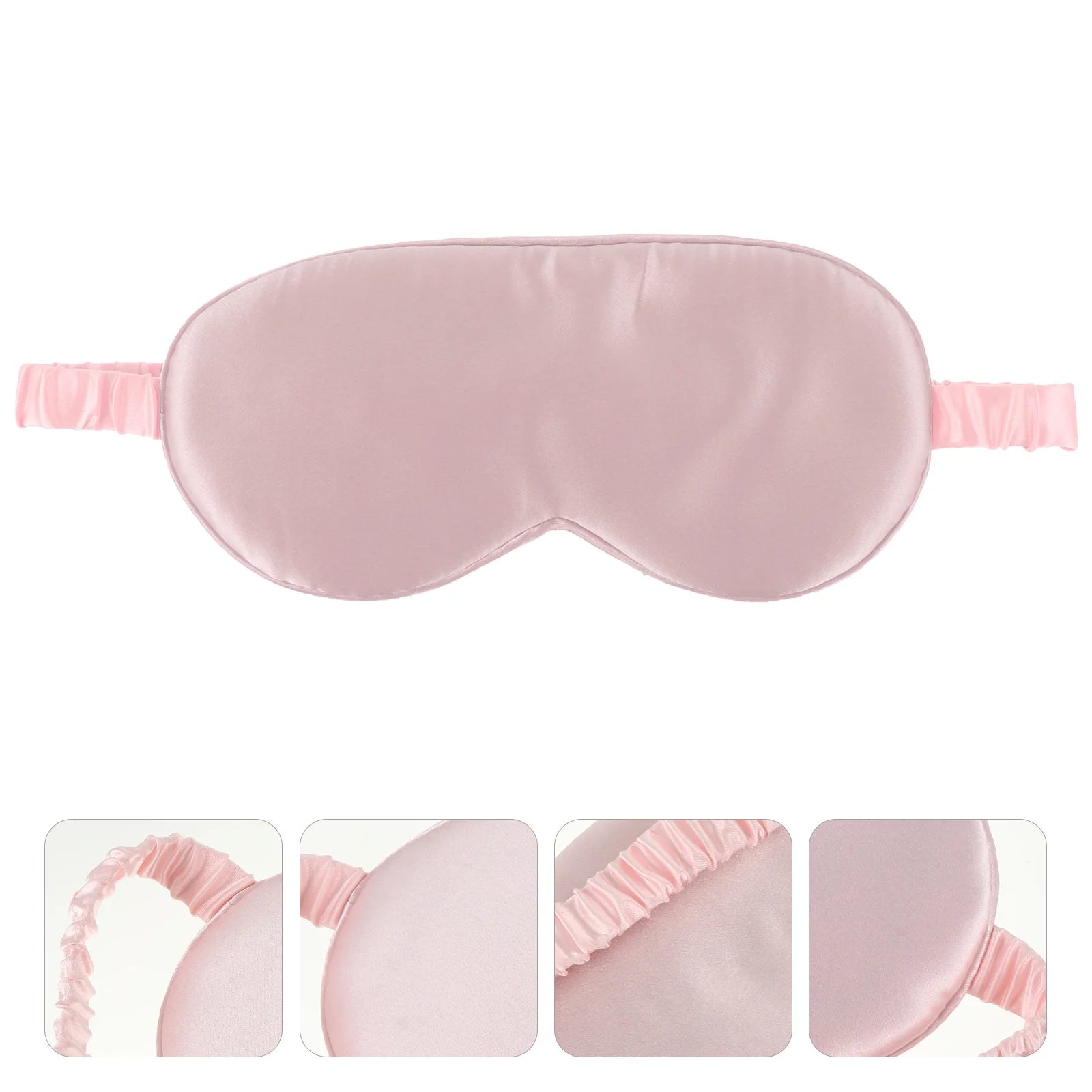 

Silk Sleeping Eye Mask Lightweight Breathable Elastic Bands Comfortable Night Sleep Blindfold Travel Nap Blindfold Eye Cover