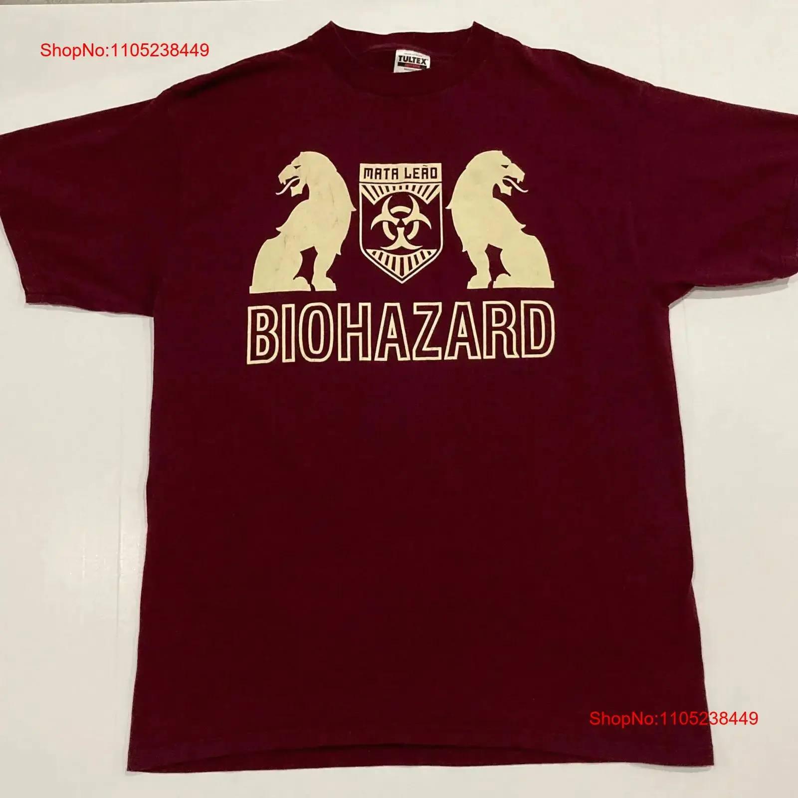 Camiseta Biohazard Vintage 1996, gira de conciertos de Mata Leão, talla XL, banda de punk hardcore, licenciada, algodón Tultex, Ikon Club Mohawk Music