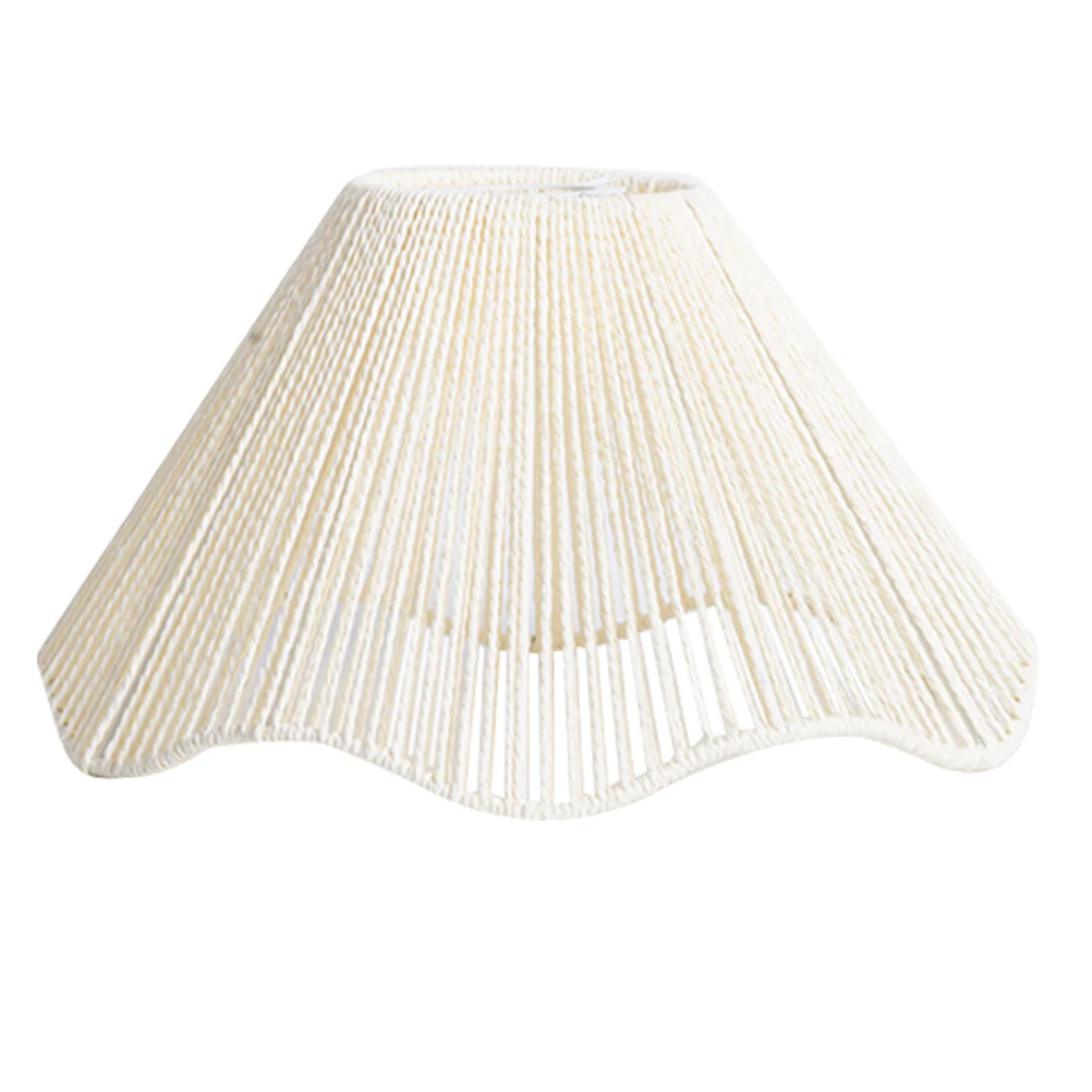 

Paper Rope Chandelier Shade Hanging Lamp Hotel Light Cover Lampshade Creative Ceiling Handwoven