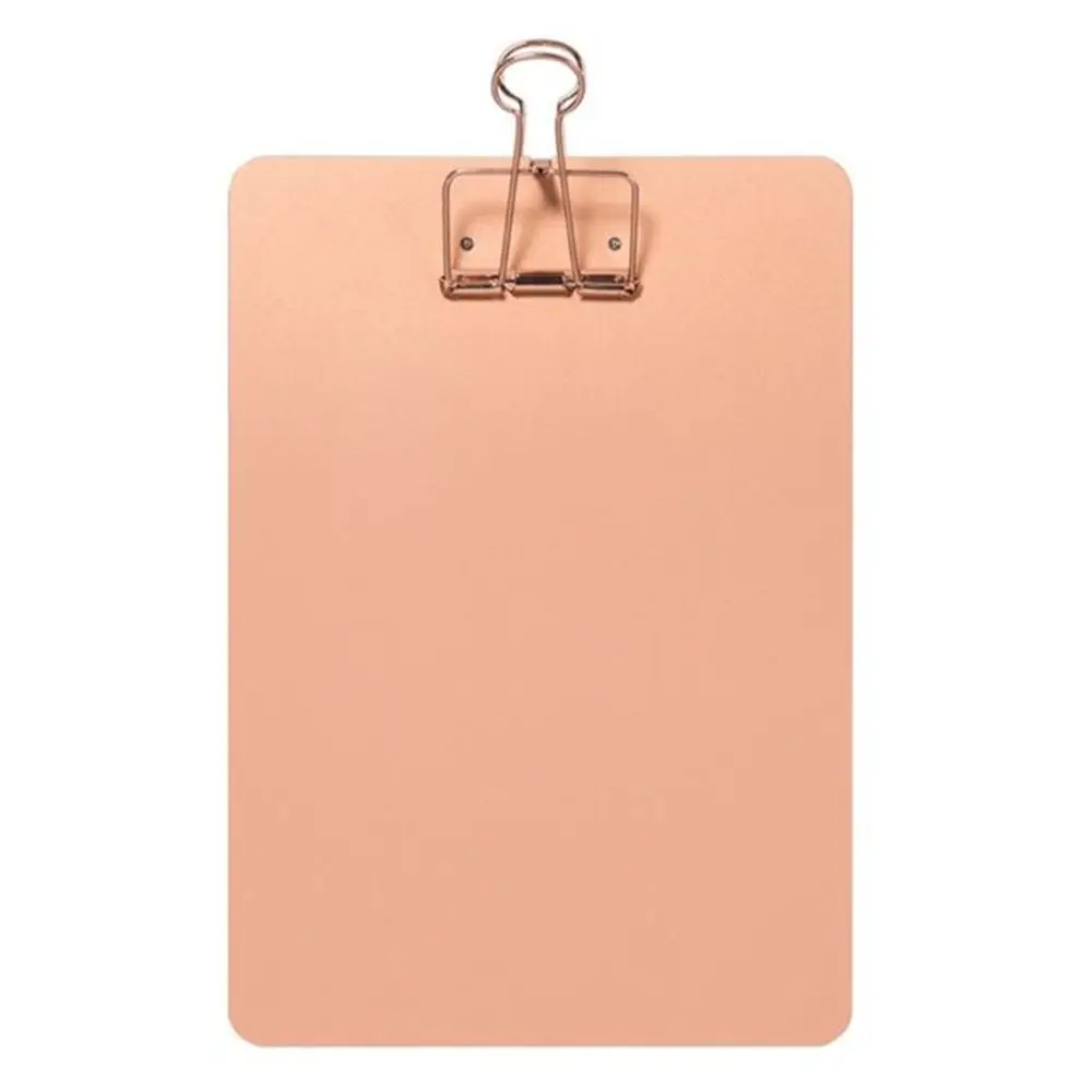 

Document Holder File Organizer Office Supplies Collect Book Clips A5 Size Clipboard A5 Metal Clipboard File Folders Writing Pad