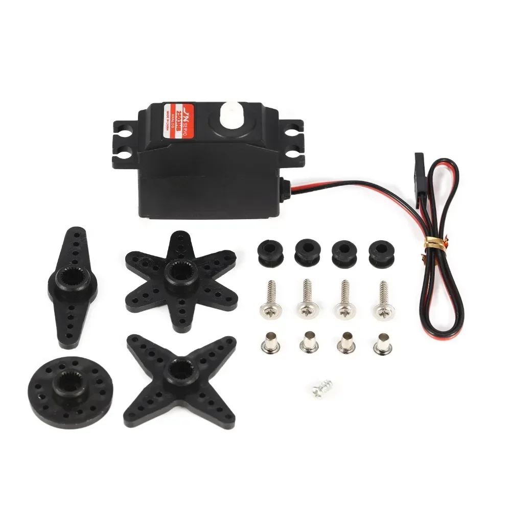 JX PS-2503HB 25g 3.35kg Mini Servo Plástico Engranaje Analógico 4.8V-6V 0.10 Sec/60 °   Motor central para pieza de robot de barco, avión, coche RC 1/12