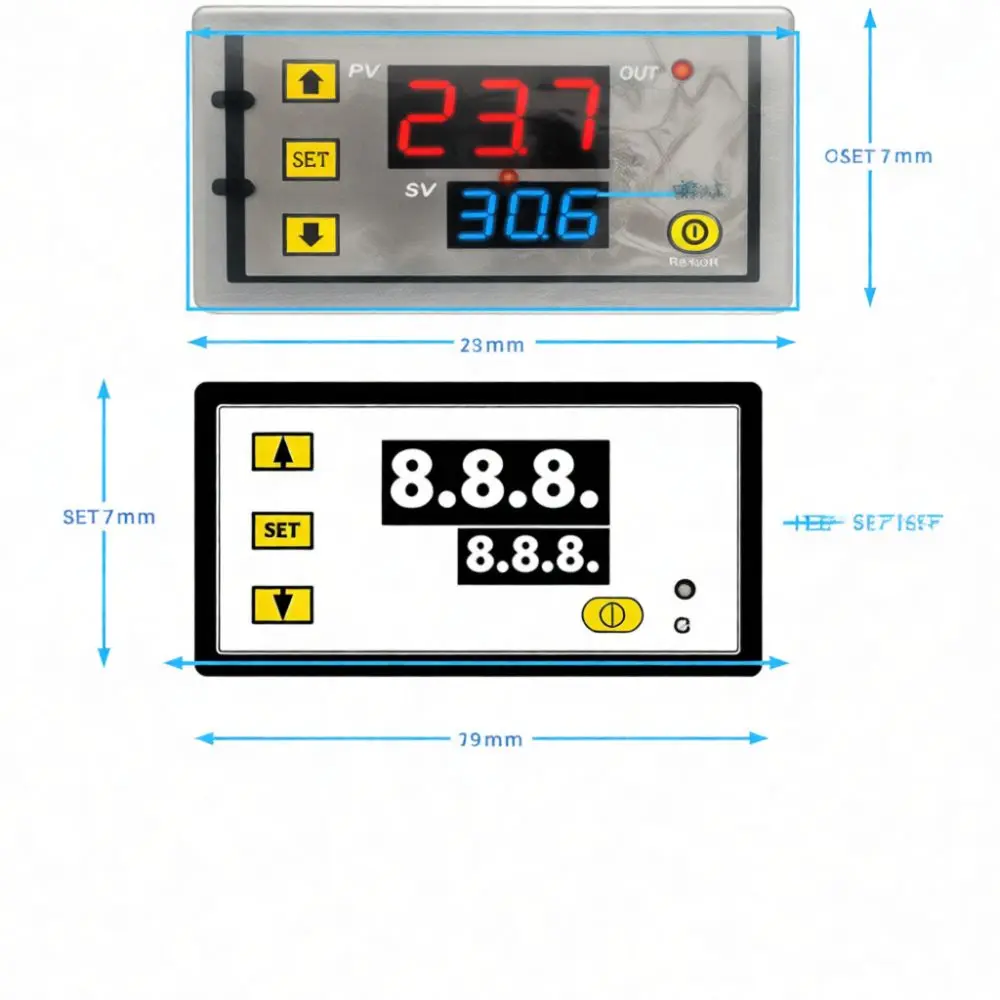 Digital W3230 Thermostat Control Module LED Display Precision Thermal Switch Board For Electronic Project Integration