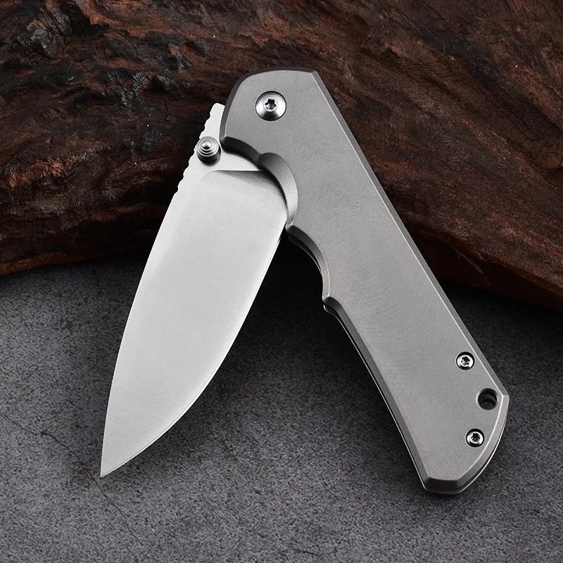 

D2 сталь титановый сплав/ручка G10 высокой твердости складной карманный тактический нож открытый кемпинг самооборона EDC инструменты ножи