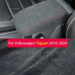 Armrest Box Cover Protective Cover For Volkswagen VW Tiguan MK2 2016 2017 2018 2019 2020 2021 2022 2023 Sleeve Accessories