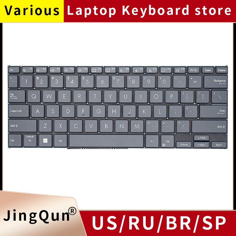 

Replacement US/RU/UK Russian Keyboard For ASUS Zenbook 17 Fold UX9702 UX9702A X9702U X9702UA X9702FA X9702ZA Laptop Keyboard