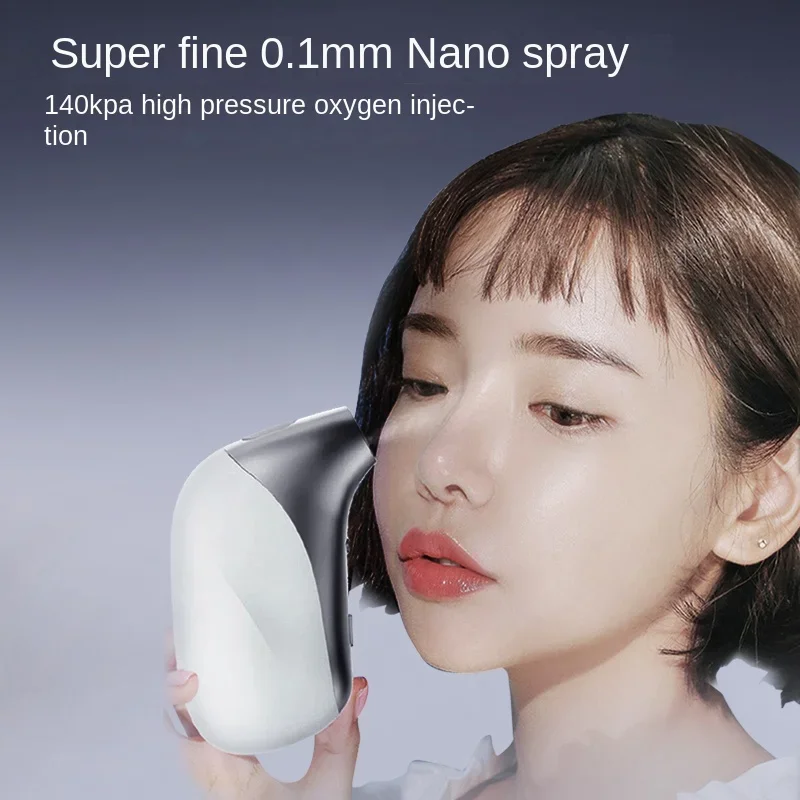 Gratis Verzending Zuurstof Injectie Huid Spuiten Gezichtshidratatie Spray Apparaten Essentie Import Schoonheid Handheld Nano Hydrometer