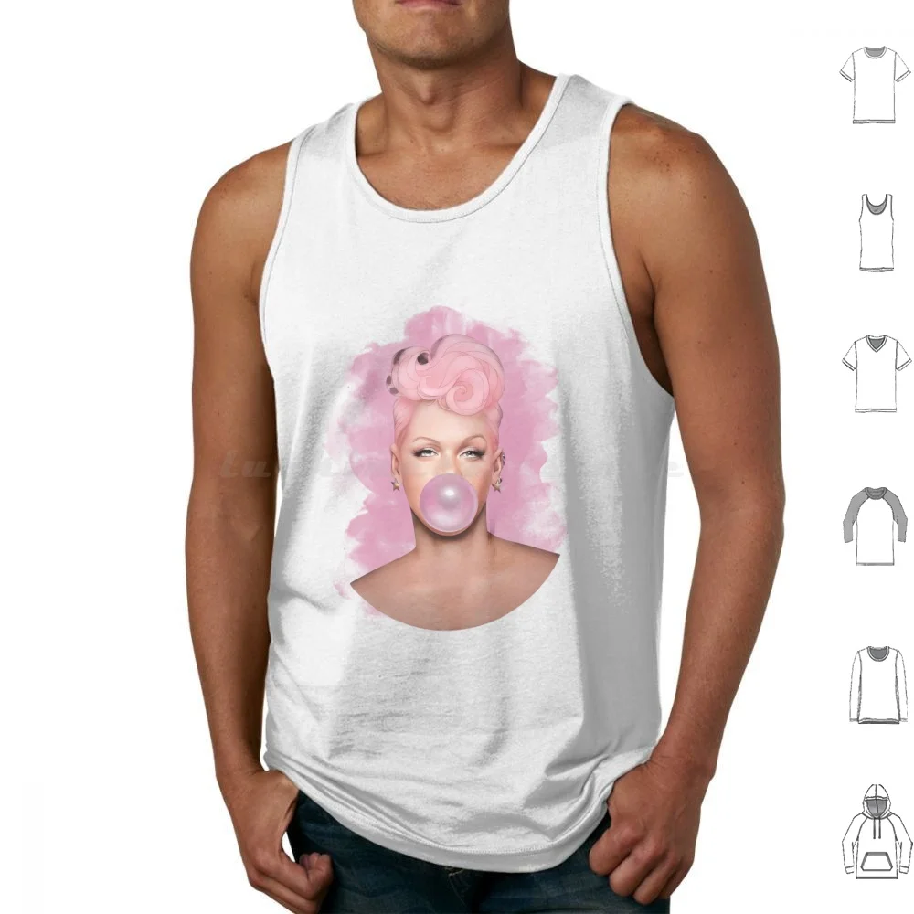 Pink Singer Summer Carnival 2024 Tour Tank Tops Vest Sleeveless Summer Pink On Tour Pinkfam Pink Pink Tour 2023 Summer