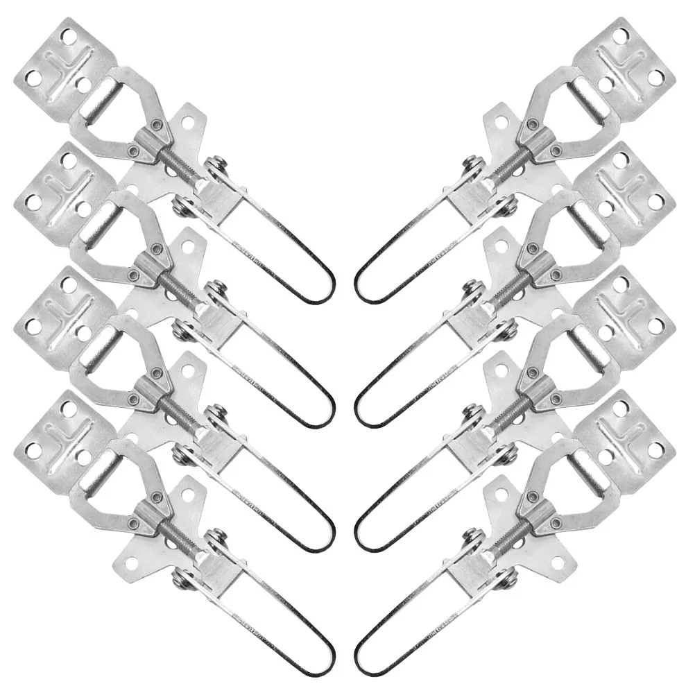 8Pcs Beehive Connector Set Premium Beekeeping Tool for Quick Hive Box Connection Adjustable Pull Latch Beehive Clamp System
