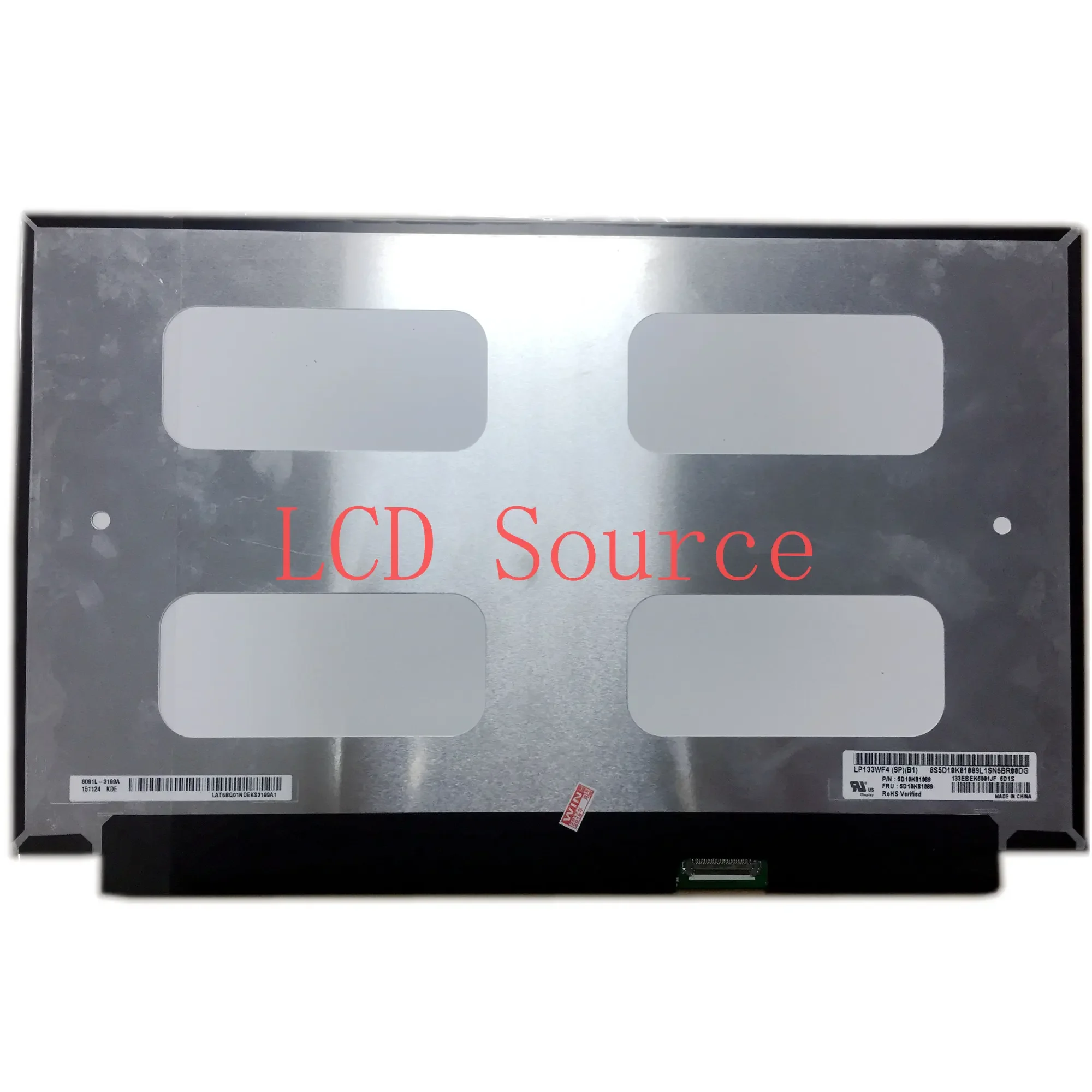 LP133WF4 SPB1 LP133WF4 (SP)(B1) LP133WF4 SPH1 IPS eDP 30 pin 1920X1080 Laptop LED SCREEN Panel