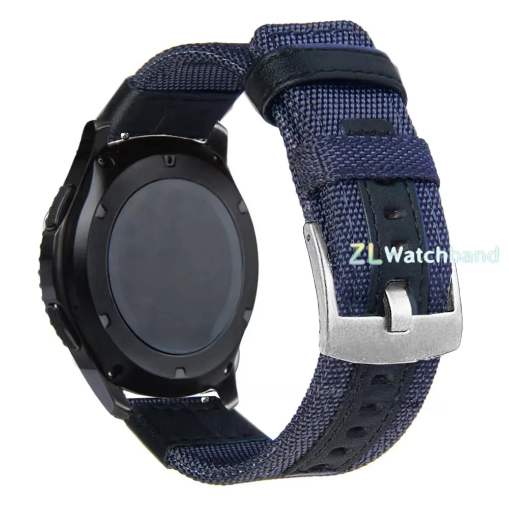 Band Nylon Strap 20mm 22mm for Samsung Galaxy Watch3 41mm 45mm Quick Release Bracelet for Huawei Watch GT4/3/2 46mm 42 Watchband