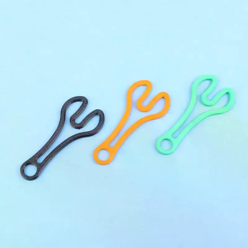 10Pcs Shopping Cart Token Key Ring Set 3D Printed Trolley Unlock Tool for Supermarket Quick Release
